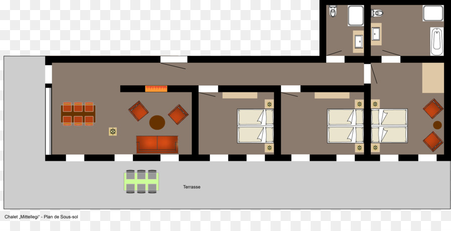 Hôtel Romantique Swisshof Grindelwald，Plan D étage PNG