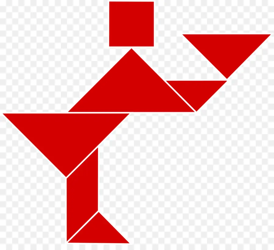 Figurine Tangram，Forme PNG