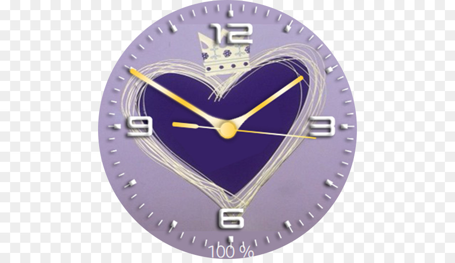 Horloge，Violet PNG