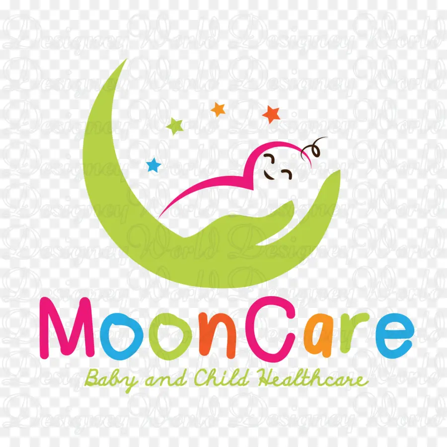 Logo Mooncare，Soins De Santé PNG