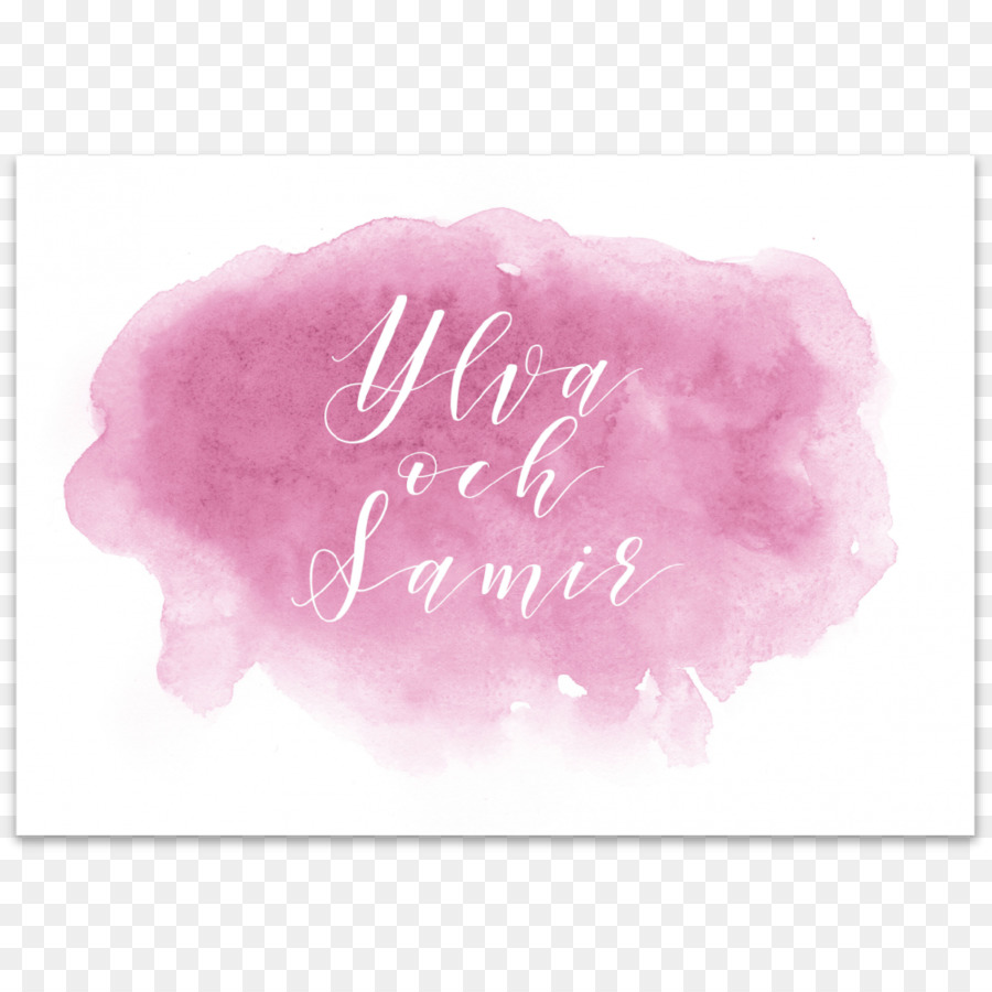 Texte Aquarelle Rose，Aquarelle PNG