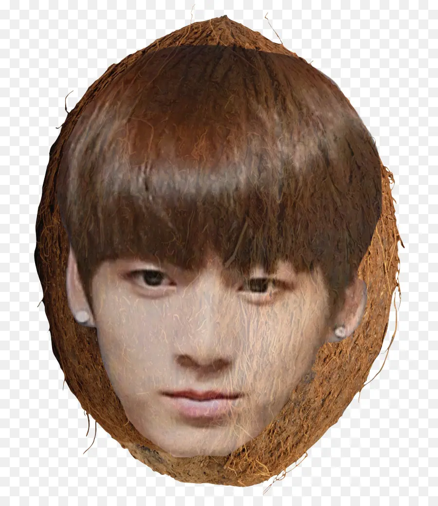 Noix De Coco Avec Visage，Noix De Coco PNG