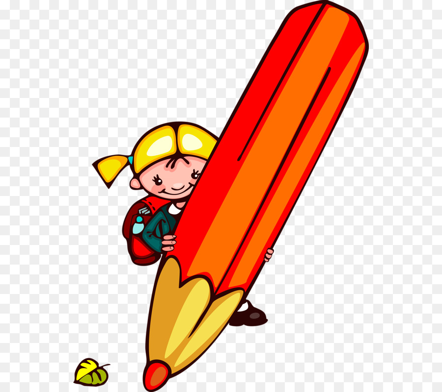 Fille Avec Un Crayon，Fille PNG