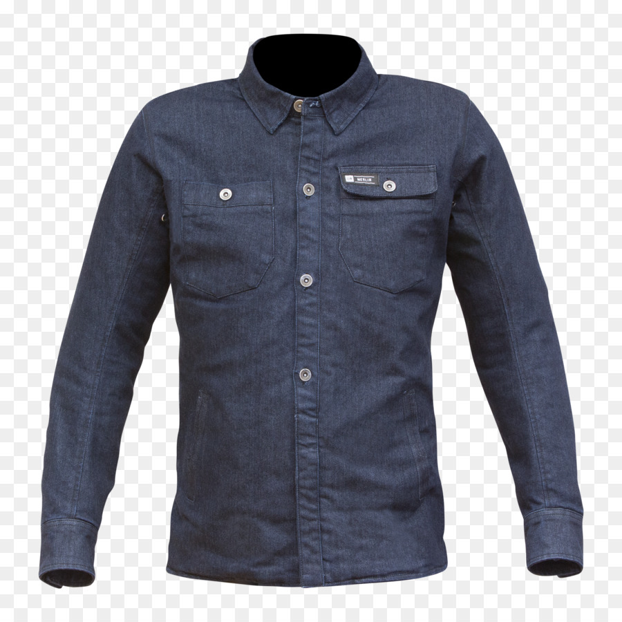 Chemise En Jean，Bleu PNG