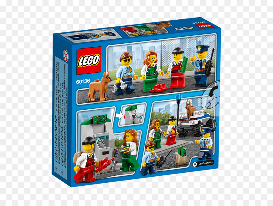 Lego 60136 Police De La Ville De Starter Set，Lego City PNG