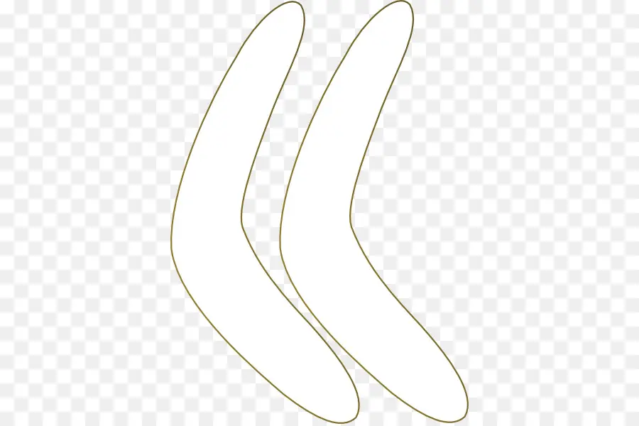 Boomerang，Blanc PNG