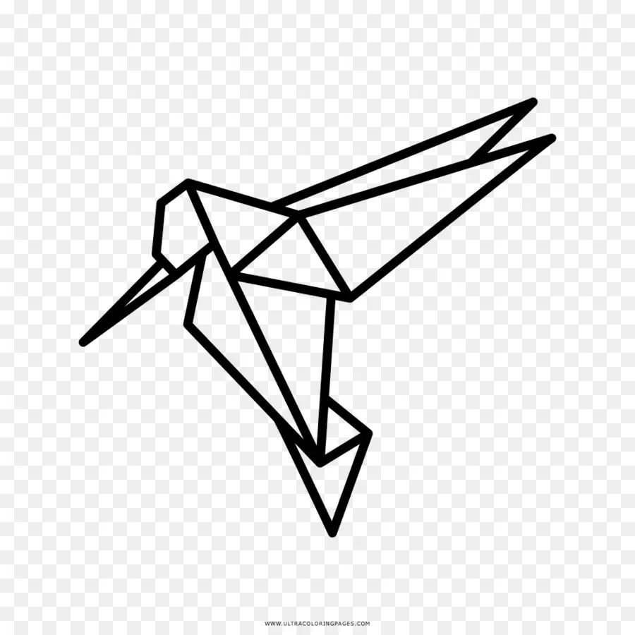 Grue En Origami，Papier PNG