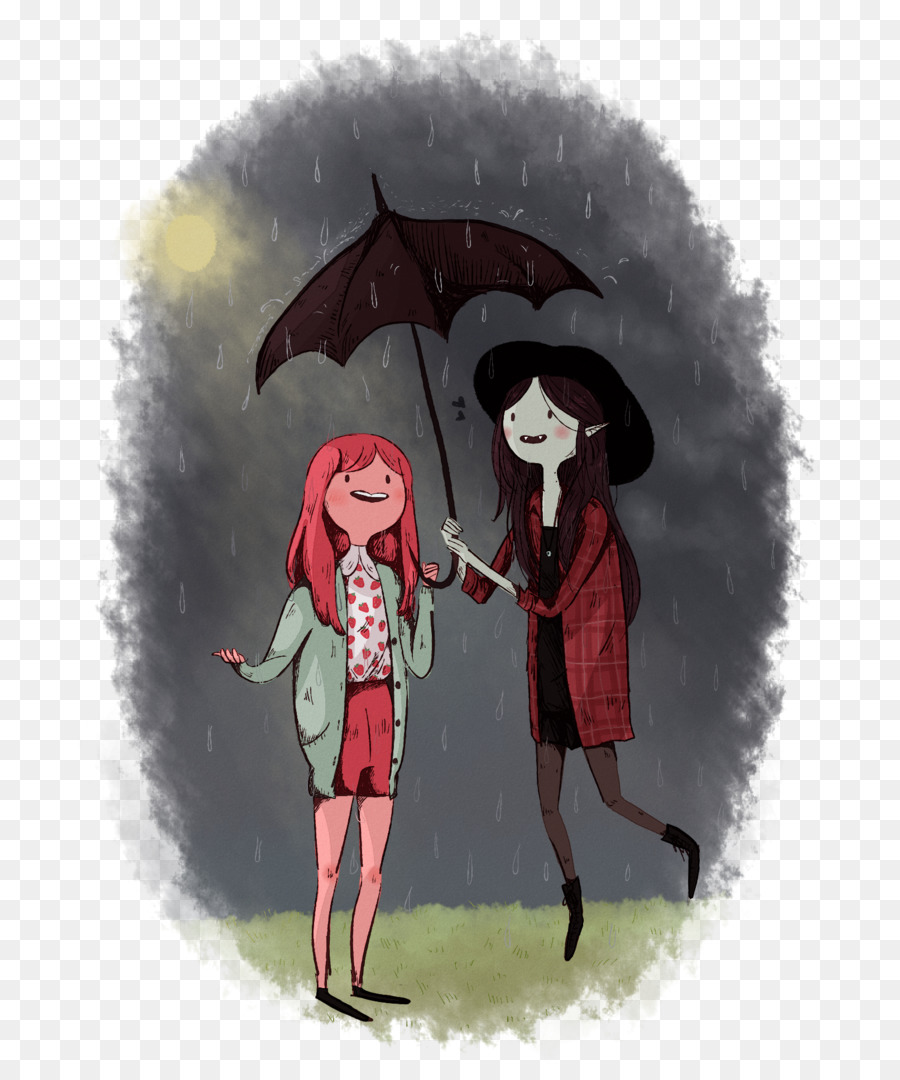 Personnages De Dessins Animés，Parapluie PNG