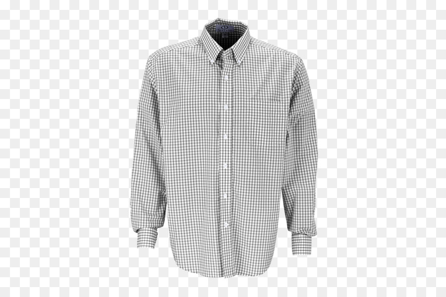 Chemise à Carreaux Bleue，Boutonné PNG