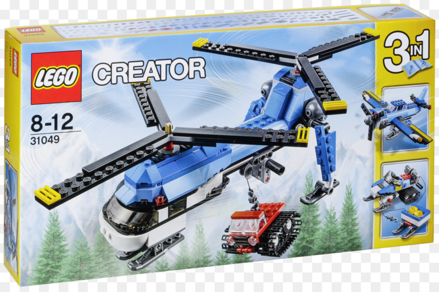 Amazoncom，Lego 31049 Créateur Twin Spin Hélicoptère PNG