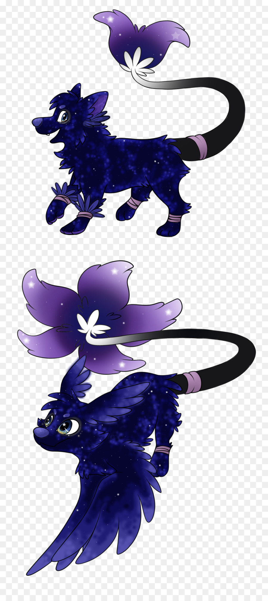 Caractère，Violet PNG