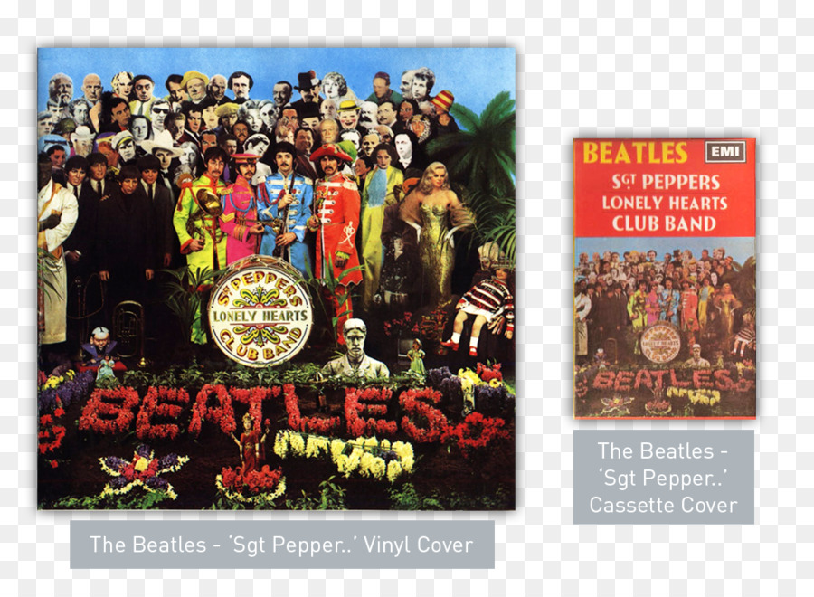 Le Groupe De Coeurs Solitaires Du Sgt Pepper，Beatles PNG