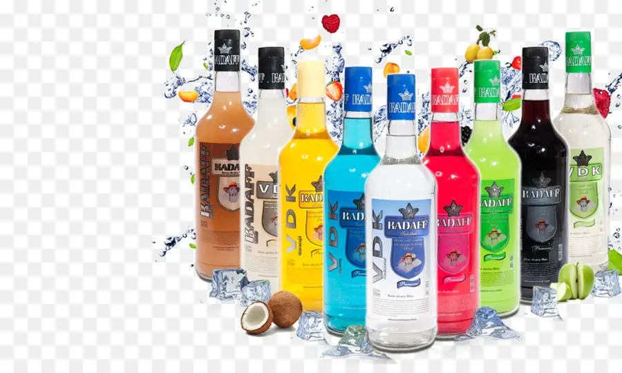 Bouteilles De Vodka，Alcool PNG