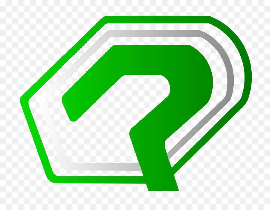 Logo Vert Et Gris，Lettre Q PNG