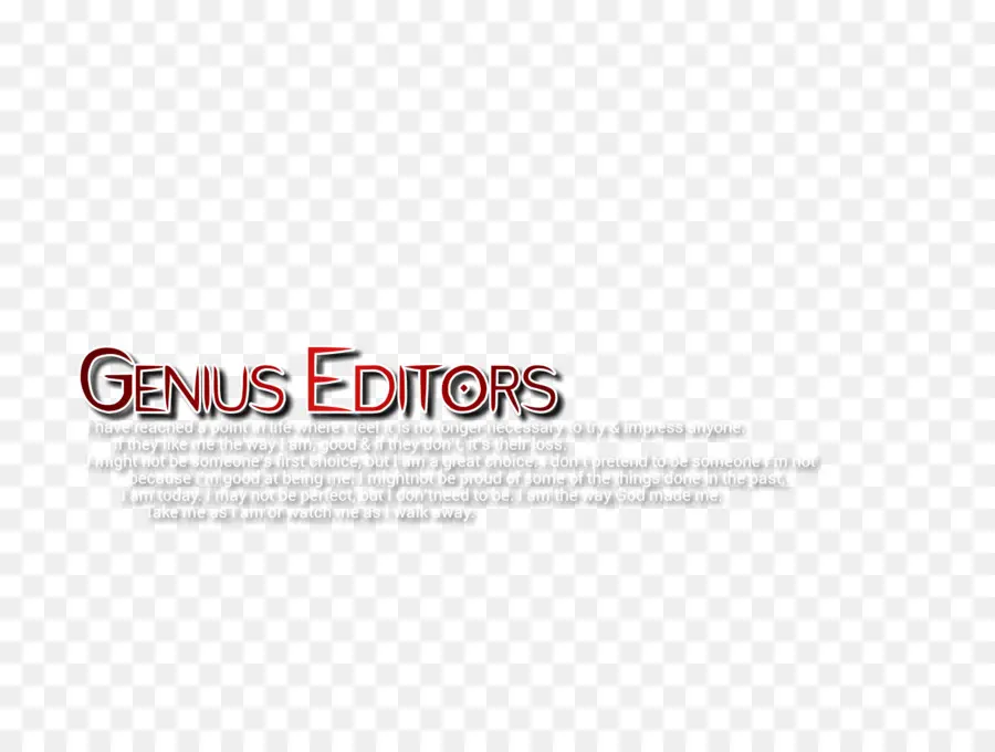 Texte Des éditeurs Genius，Titre PNG