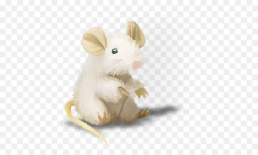 Souris Blanche，Rongeur PNG