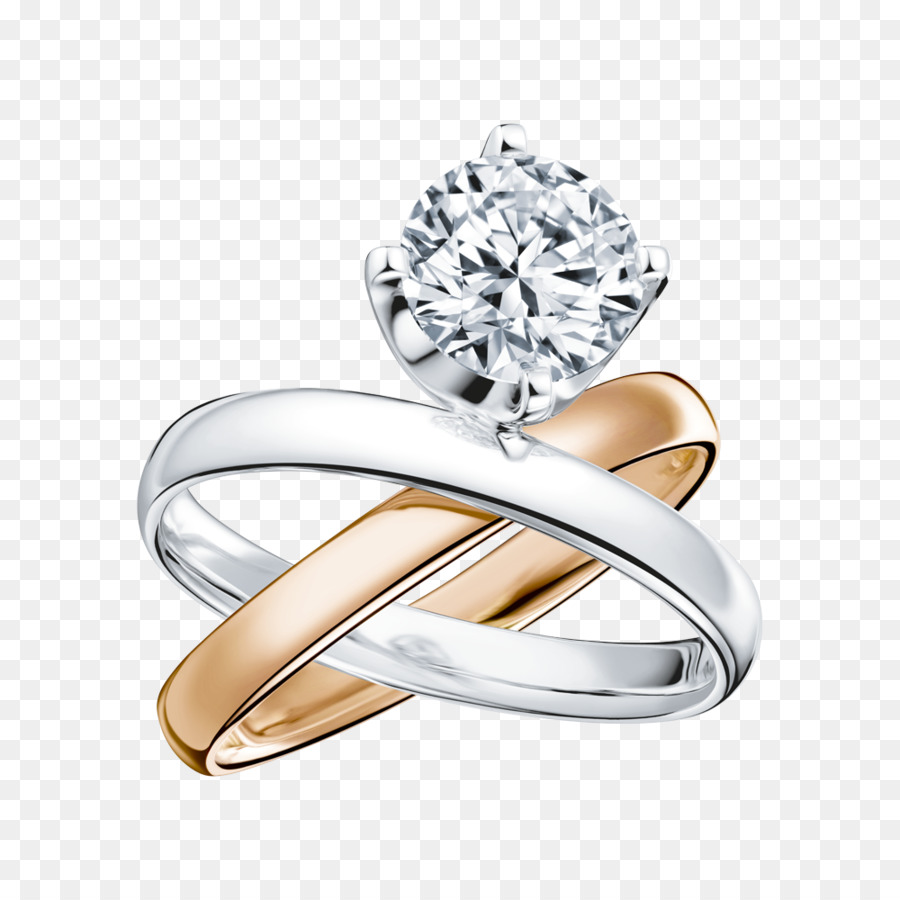 Bague Diamant，Or PNG