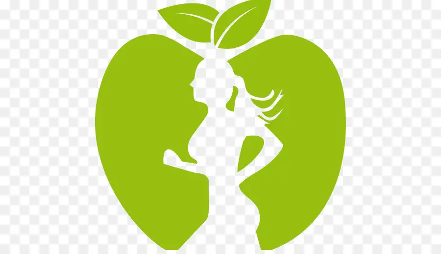 Pomme Verte Avec Femme，Santé PNG