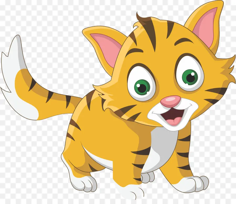 Tigre Mignon，Dessin Animé PNG