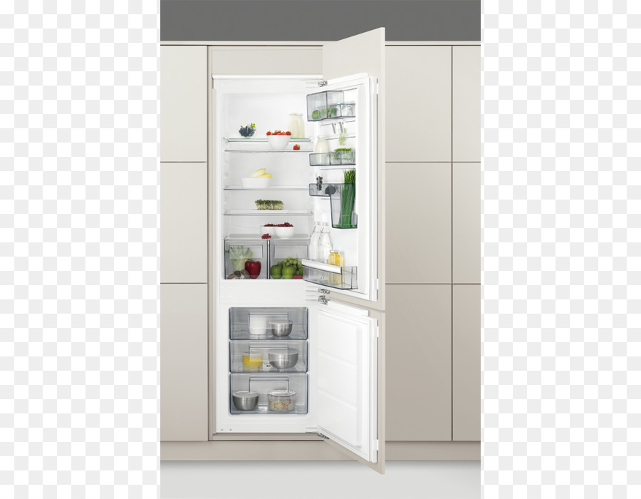 Aeg Scb61824lf Refrigeratorfreezer Blanc，Réfrigérateur PNG