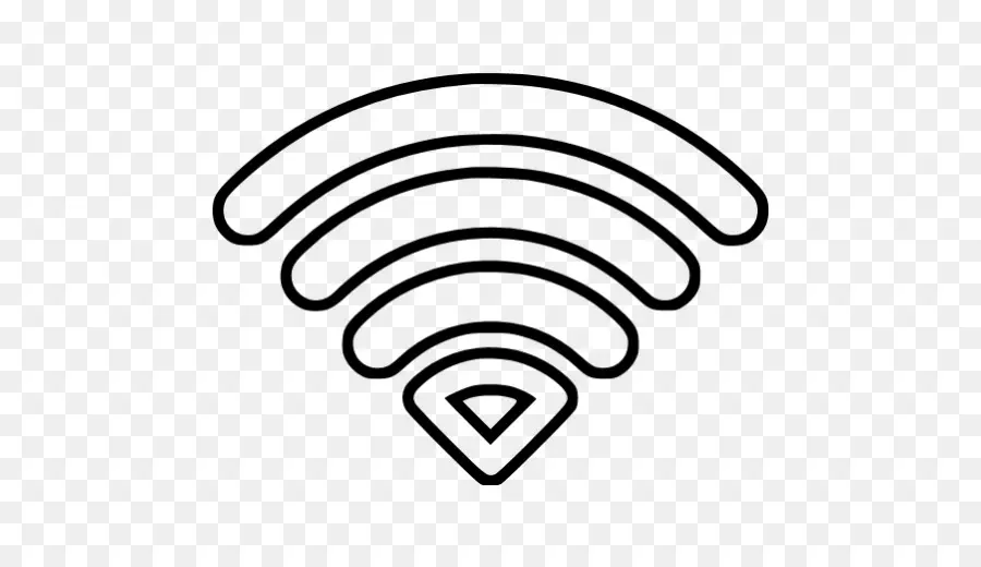 Symbole Wifi Noir，Signal PNG