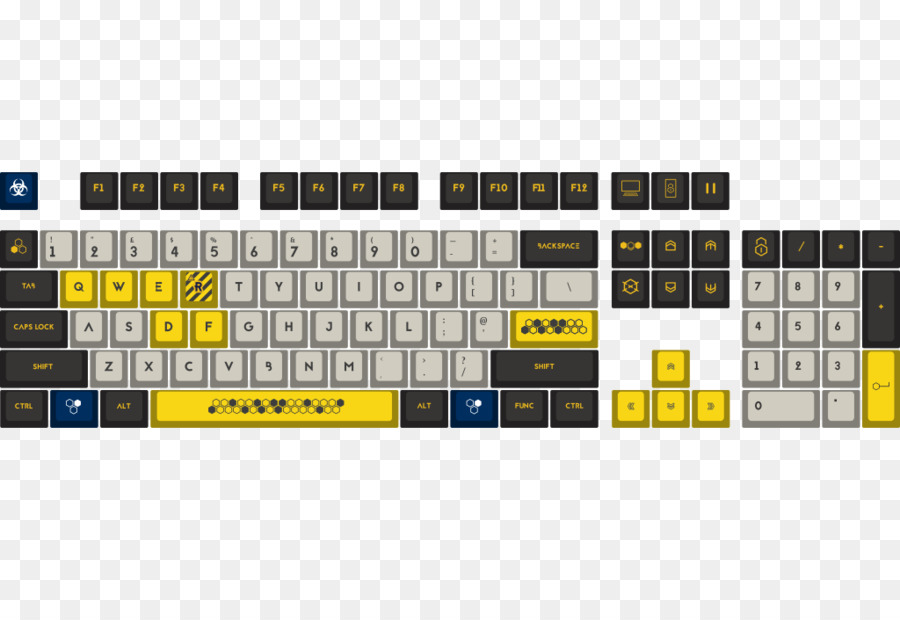 Clavier，Dactylographie PNG