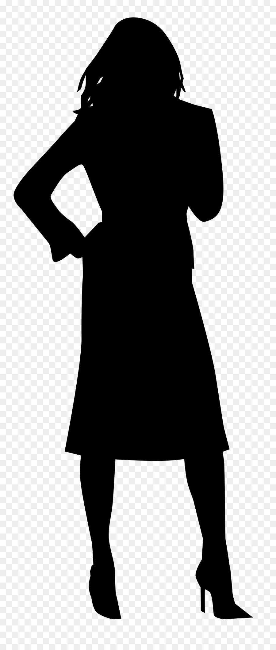 Femme Silhouette，Femelle PNG