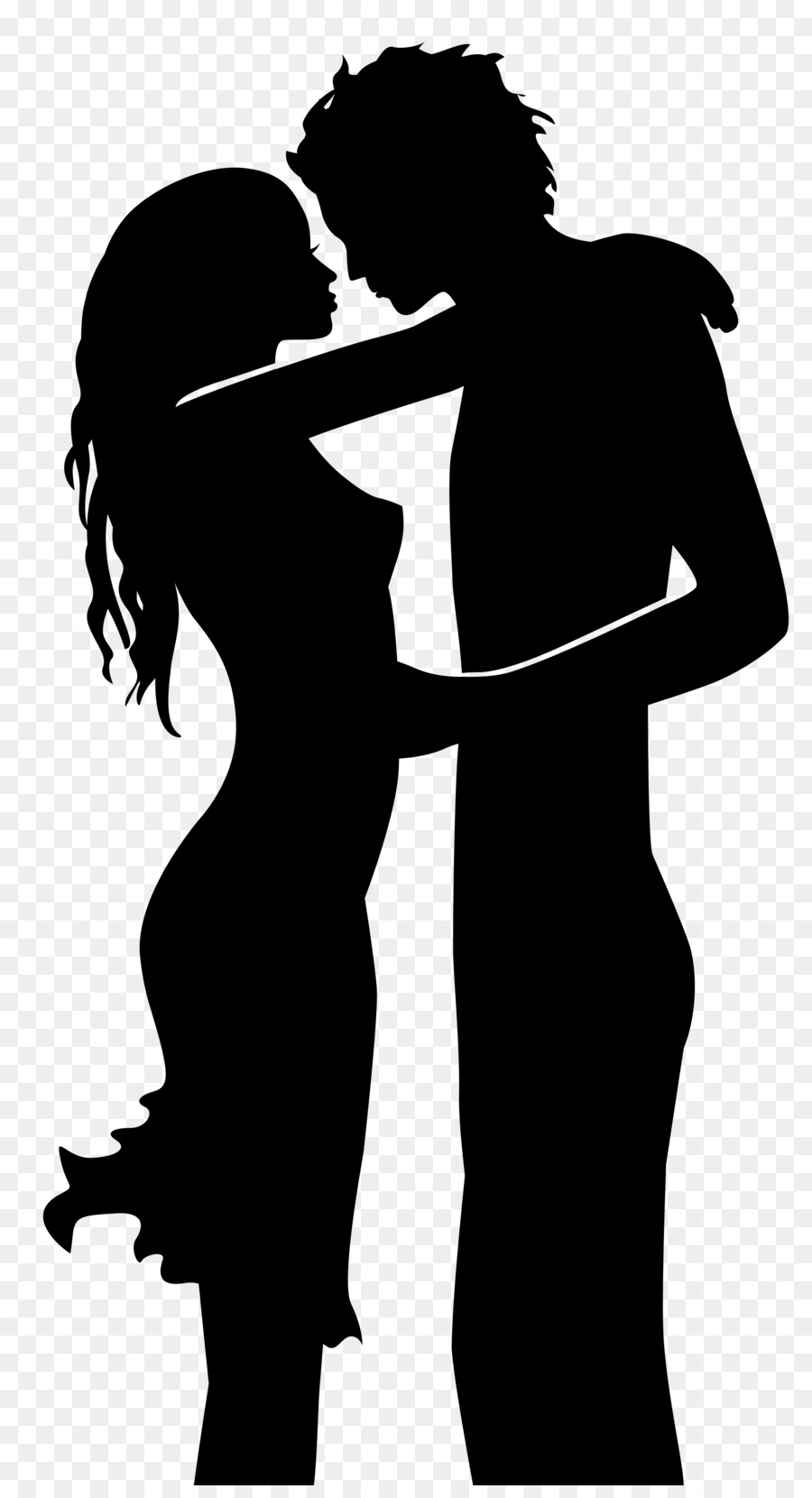 Silhouette Couple，Couple PNG