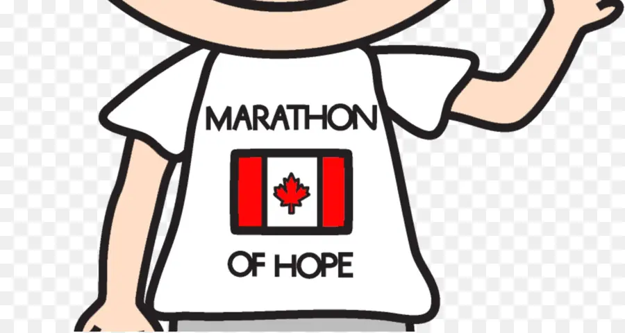 Marathon De L'espoir，T Shirt PNG