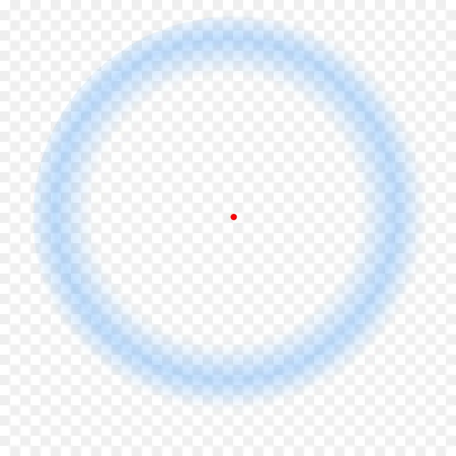 Cercle Bleu Avec Point Rouge，Cercle PNG