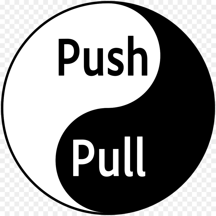 Symbole Push Pull，Direction PNG