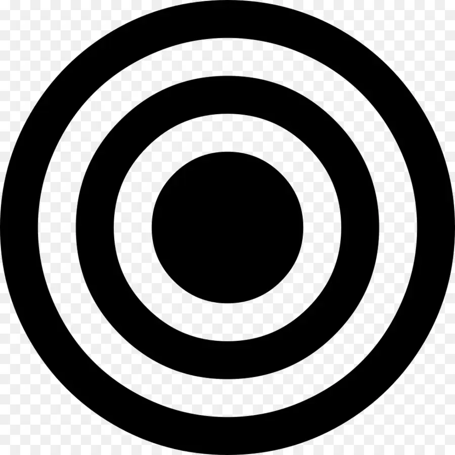 Cible Noire，Cercle PNG