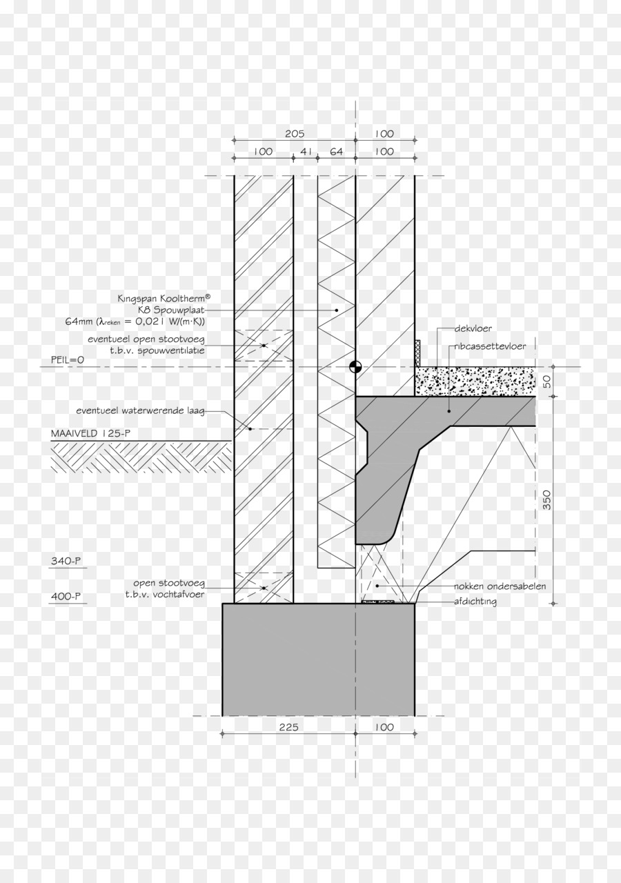 Plancher Ribcassette，L Architecture PNG