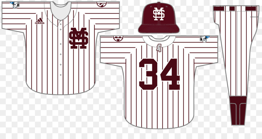 Jersey，Mississippi State Bulldog Baseball PNG