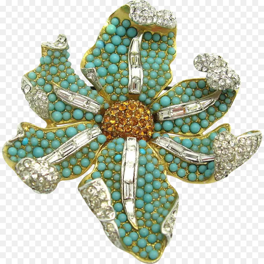 Broche Fleur Décorative，Accessoire PNG