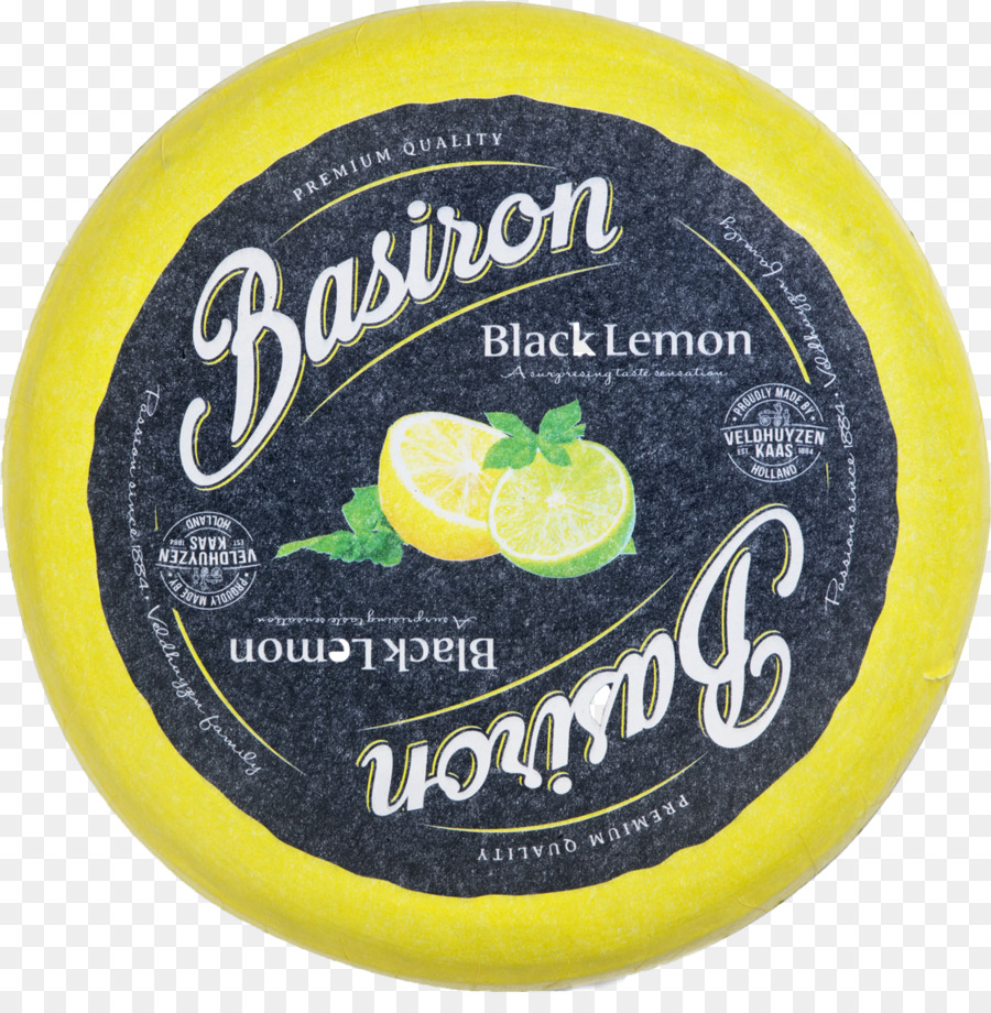 Fromage Basiron Citron Noir，Fromage PNG