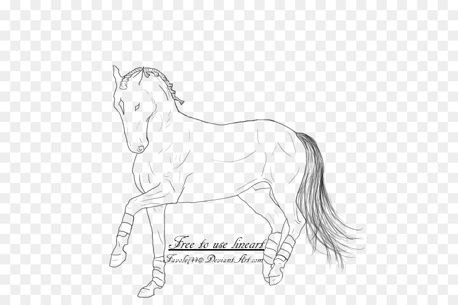 Cheval，Dessin Au Trait PNG