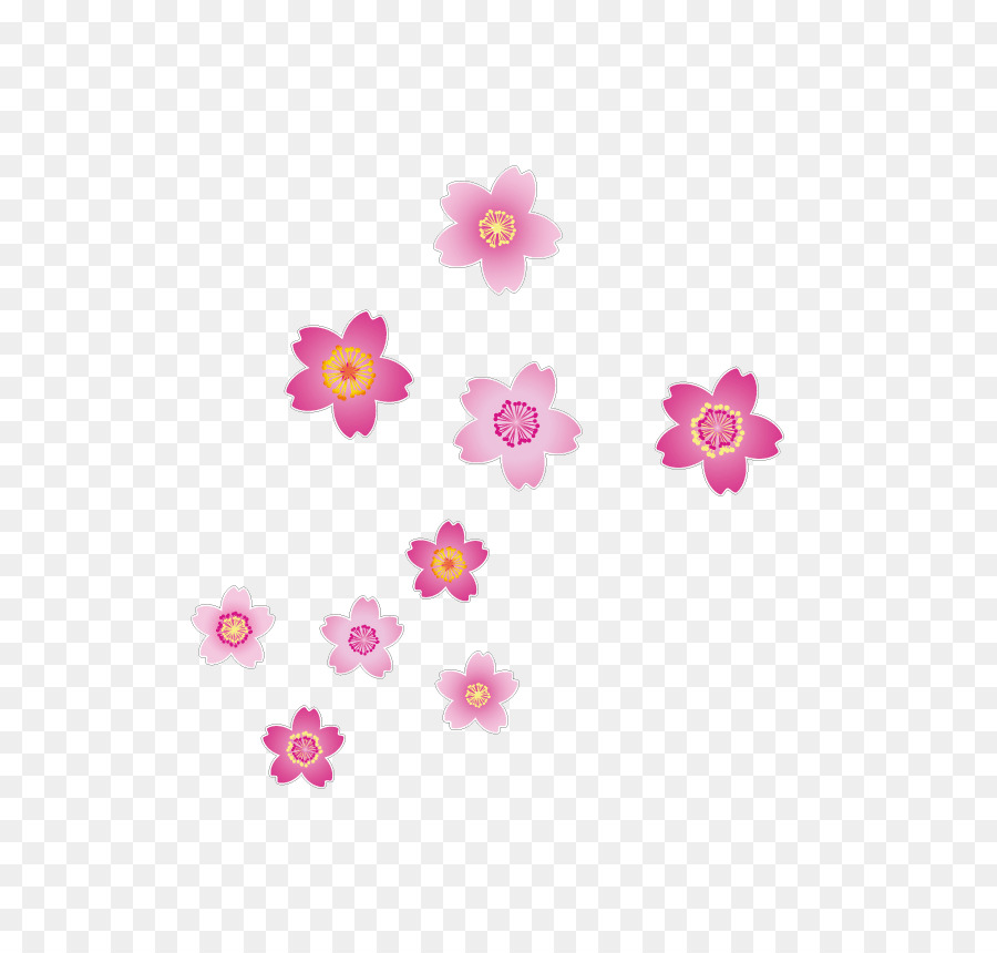 Autocollant，Fleur PNG