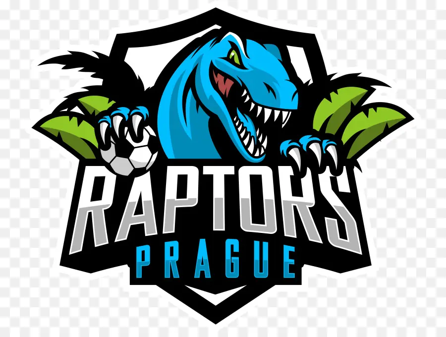 Logo Des Raptors De Prague，Dinosaure PNG