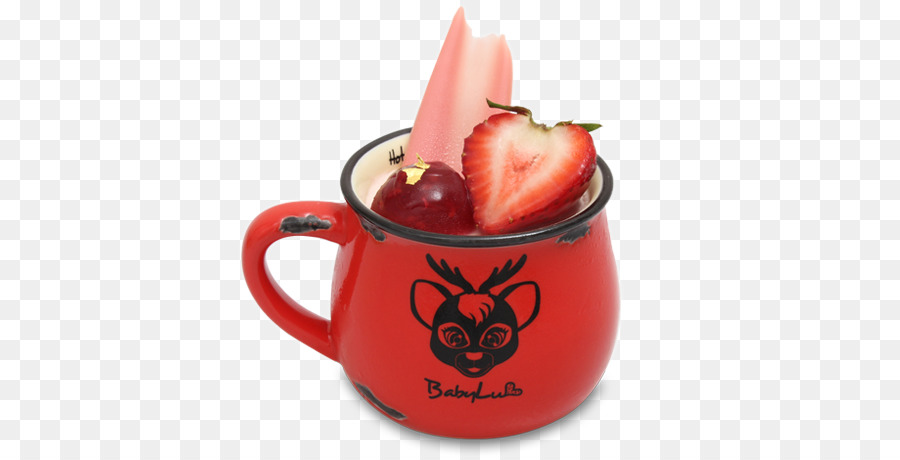 Tasse à Café，Fraise PNG