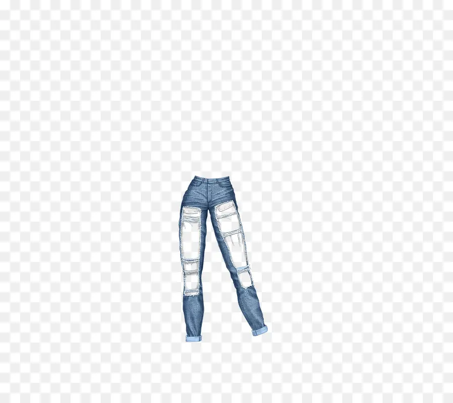 Lady Popular，Jeans PNG