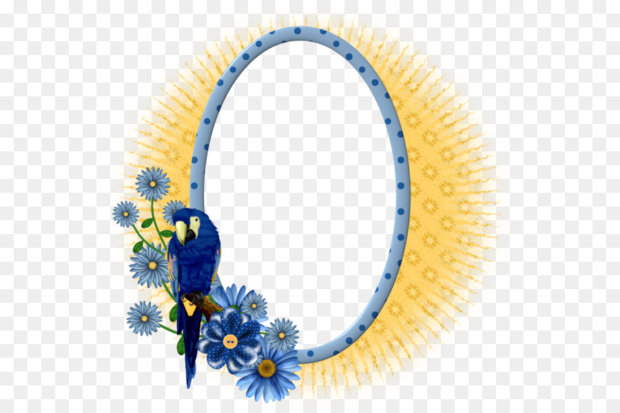 Perroquet Bleu，Fleurs PNG