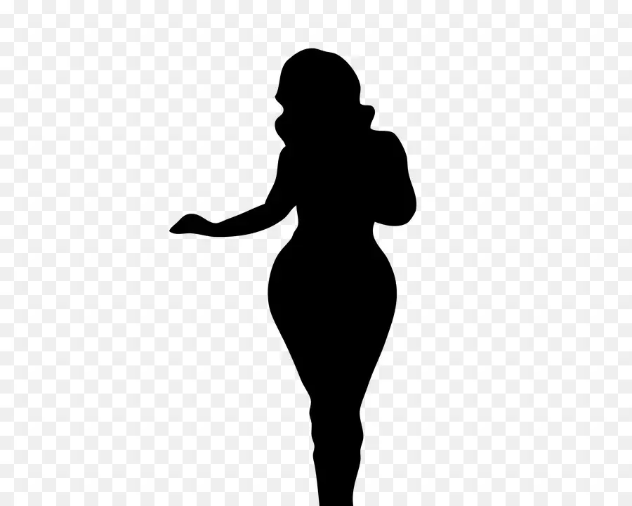 Femme，Silhouette PNG