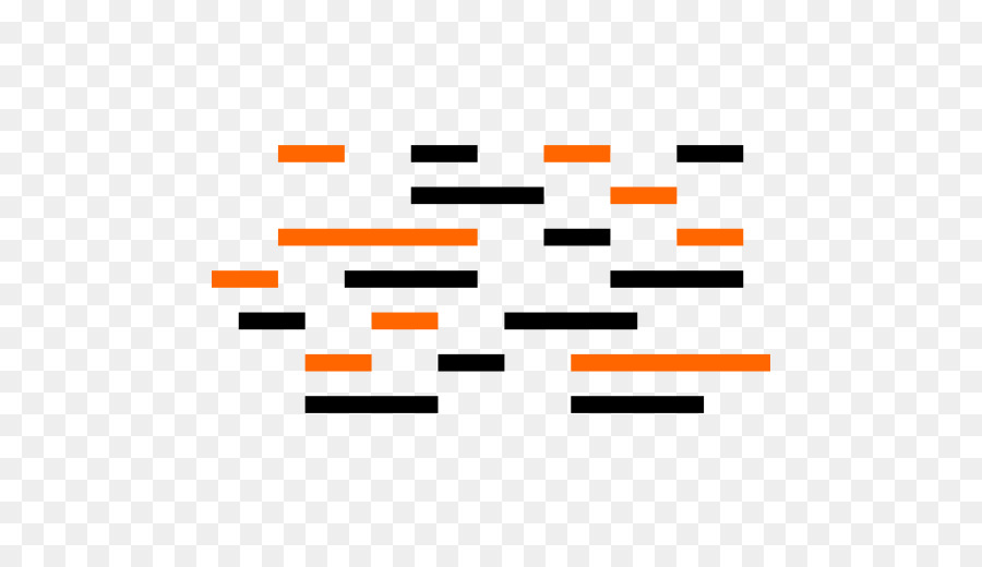 Barres Noires Et Oranges，Lignes PNG