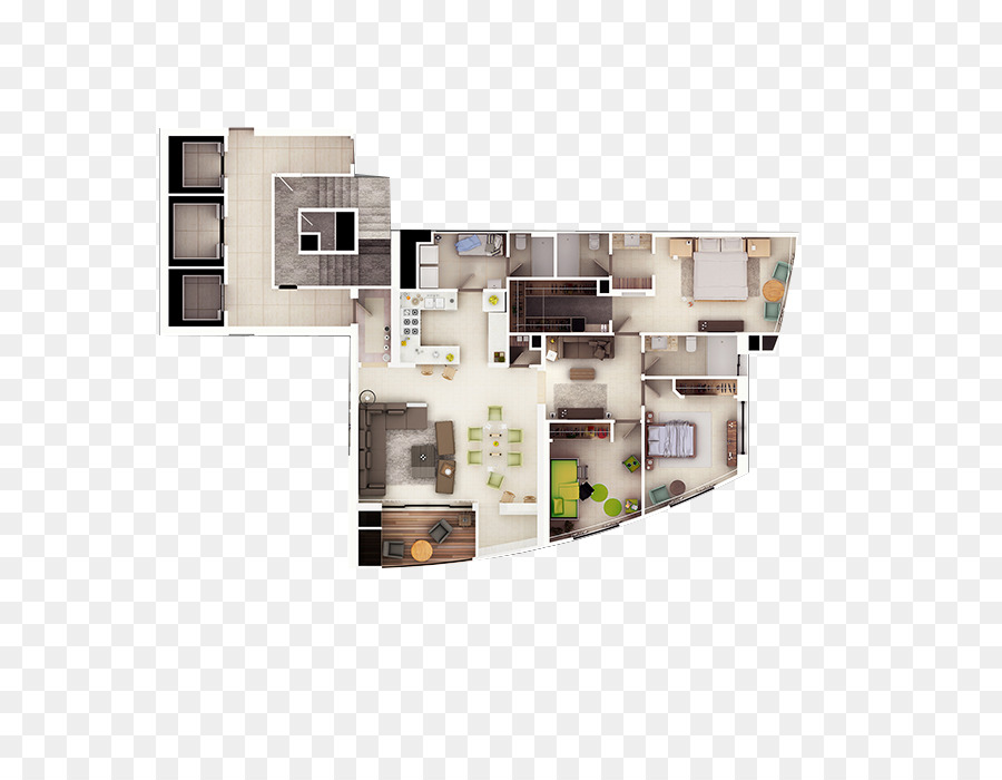 Plan D'étage，Chambres PNG