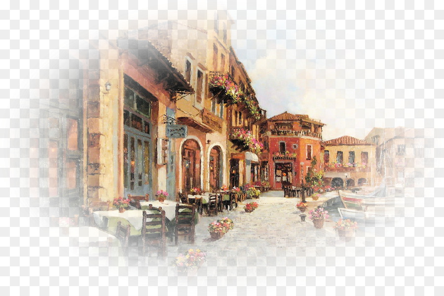 Café De Rue，De Plein Air PNG