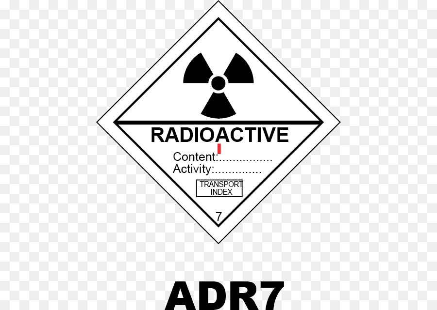 Les Matières Dangereuses De La Classe 7 Substances Radioactives，Marchandises Dangereuses PNG