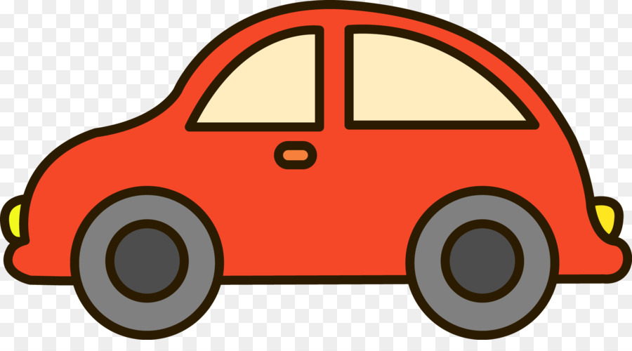 Voiture Rouge，Dessin Animé PNG