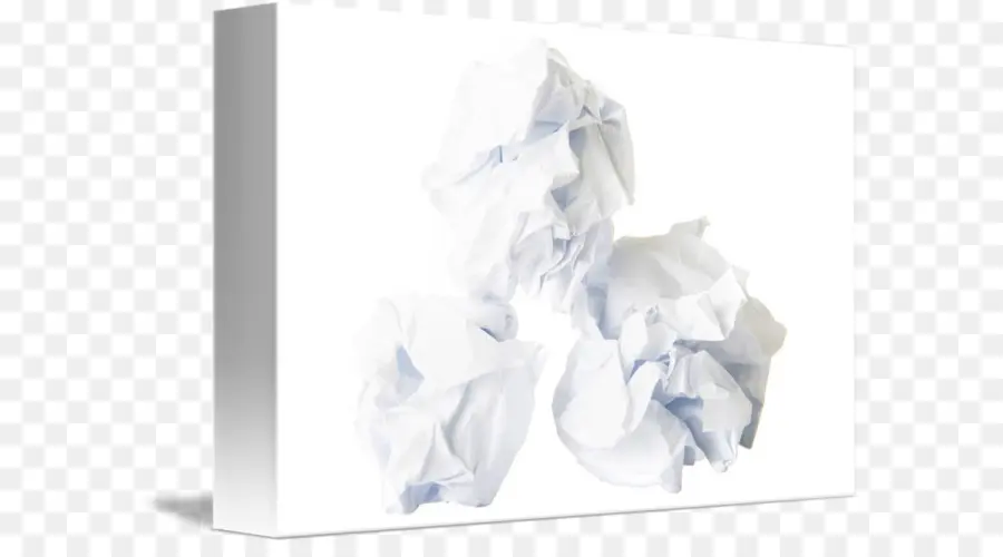 Papier Froissé，Blanc PNG