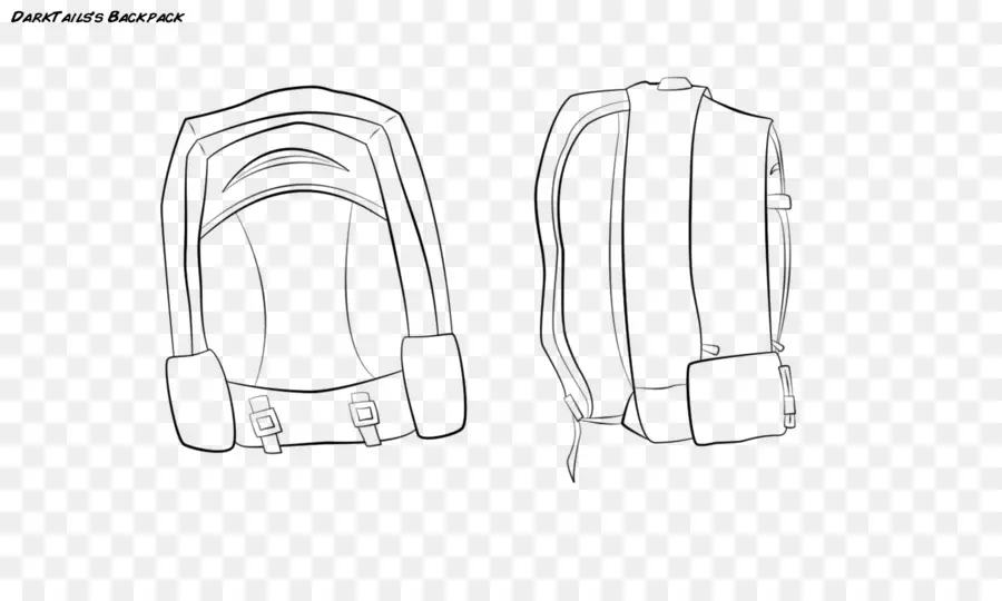 Croquis De Sac à Dos，Sac PNG